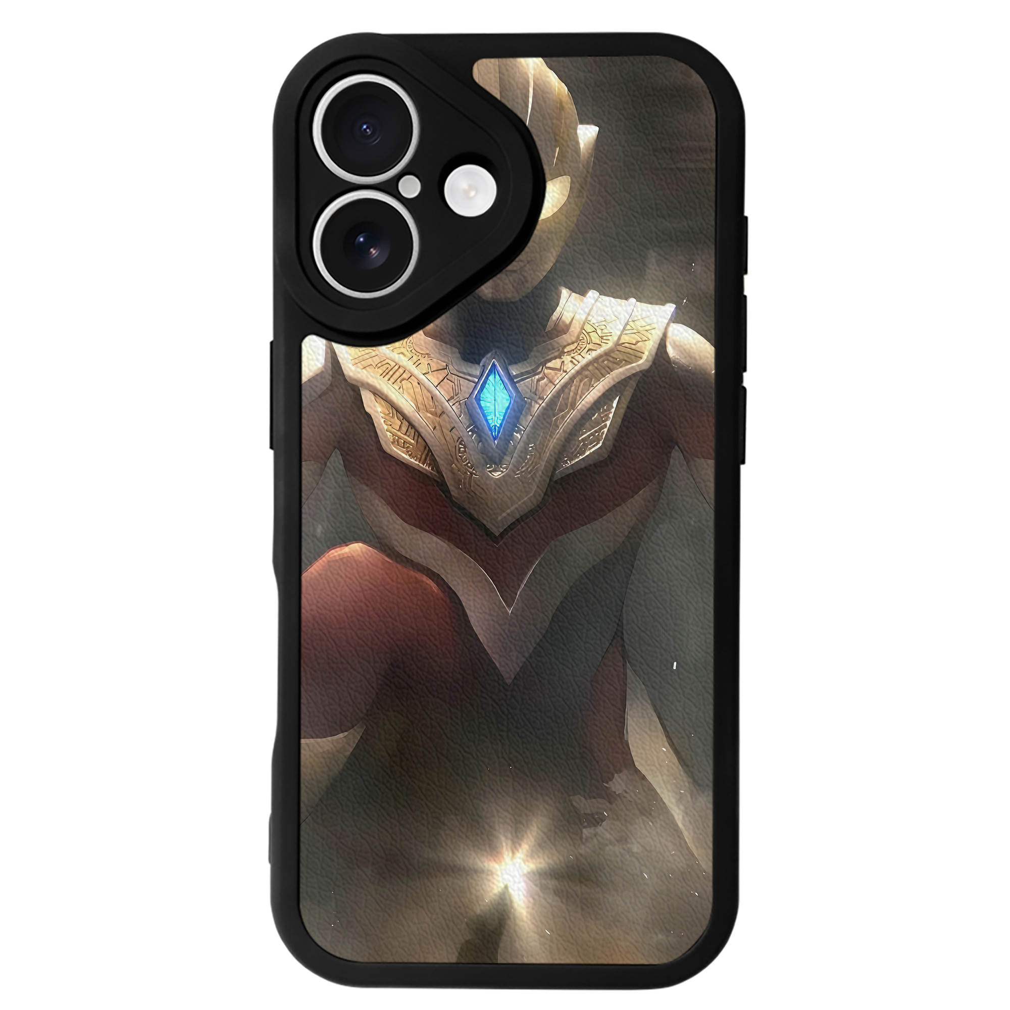 （画像用） ウルトラマン Ultraman 【iPhone 16シリーズ対応】シリコンスマホケース（レザー調） 材質：シリコン